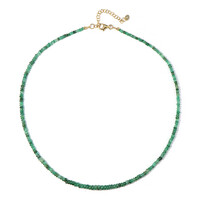 Socoto Emerald Silver Necklace