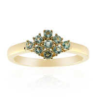 9K Nigerian Mint Green Beryl Gold Ring