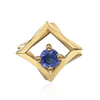 9K Benitoite Gold Pendant (Amanda Adkins)