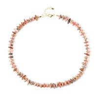 Rhodochrosite Silver Necklace