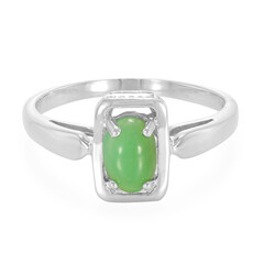 Imperial Chrysoprase Silver Ring