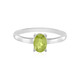 Peridot Silver Ring