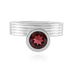 Mozambique Garnet Silver Ring