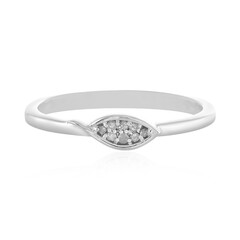 I3 (H) Diamond Silver Ring