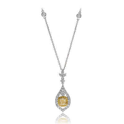 14K SI2 Yellow Diamond Gold Necklace (CIRARI)