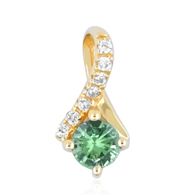 9K Tsavorite Gold Pendant