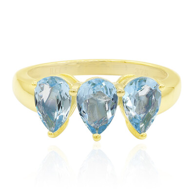 9K Medina Aquamarine Gold Ring