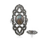 Labradorite Silver Ring (Annette classic)