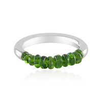 Russian Diopside Silver Ring