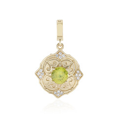 9K Sphene Gold Pendant