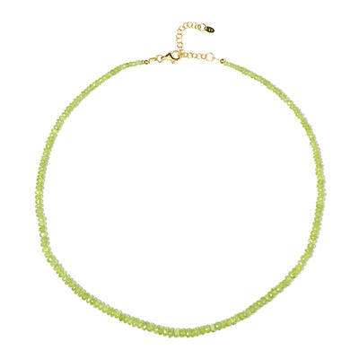 Sphene Silver Necklace