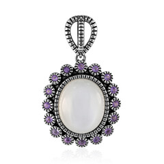 White Moonstone Silver Pendant (Annette classic)