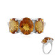 Madeira Citrine Silver Ring (de Melo)