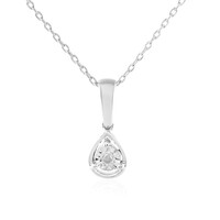 I3 (J) Diamond Silver Necklace