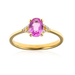 14K Pink Sapphire Gold Ring (CIRARI)