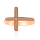 9K SI1 Argyle Rose De France Diamond Gold Ring (Annette)