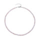 Pink Andenian Opal Silver Necklace