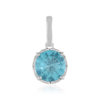 Paraiba Apatite Platinum Pendant