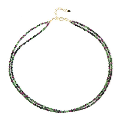 Ruby in Zoisite Silver Necklace