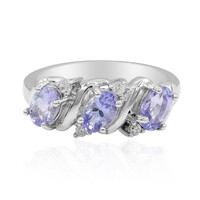 Tanzanite Silver Ring