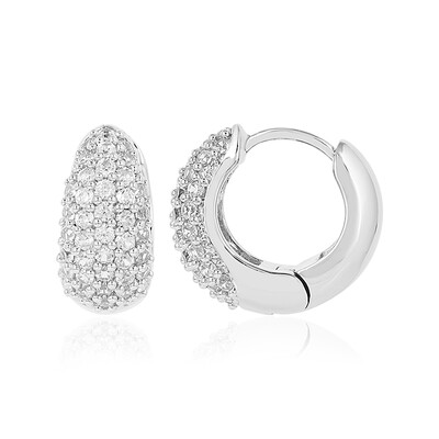 Zircon Silver Earrings