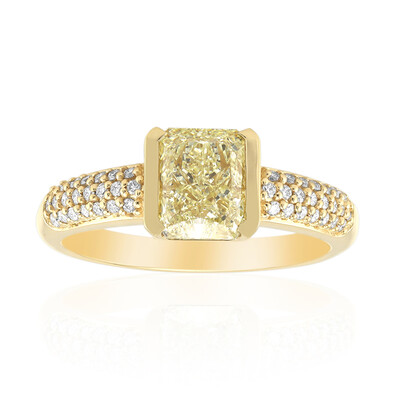 18K SI2 Yellow Diamond Gold Ring (de Melo)