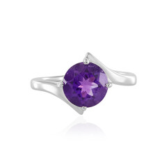 Siberian Amethyst Silver Ring