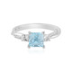 Sky Blue Topaz Silver Ring