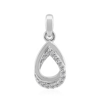 SI1 (G) Diamond Silver Pendant