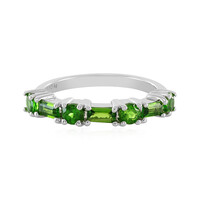 Russian Diopside Silver Ring