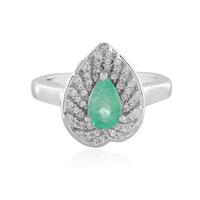 Ethiopian Emerald Silver Ring