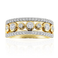 14K IF (D) Diamond Gold Ring