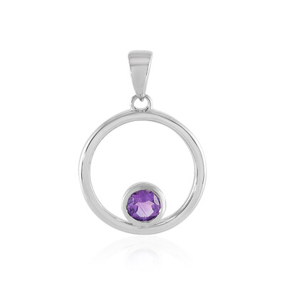 Moroccan Amethyst Silver Pendant