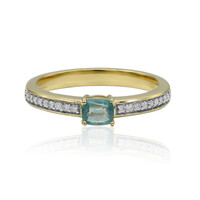 18K Grandidierite Gold Ring (AMAYANI)