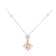 10K AAA Morganite Gold Necklace