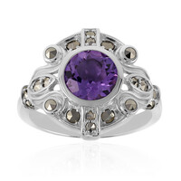 Amethyst Silver Ring (Annette classic)