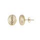 9K I3 Champagne Diamond Gold Earrings (Ornaments by de Melo)