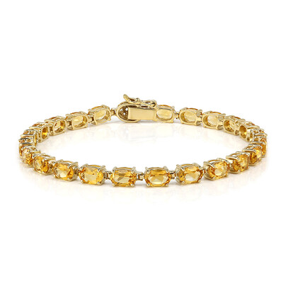 Citrine Silver Bracelet