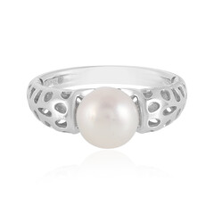 9K White Freshwater Pearl Gold Ring (Ornaments by de Melo)