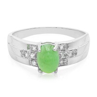 Imperial Chrysoprase Silver Ring