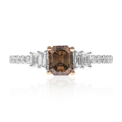 18K SI2 Brown Diamond Gold Ring (CIRARI)