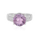 Rose de France Amethyst Silver Ring