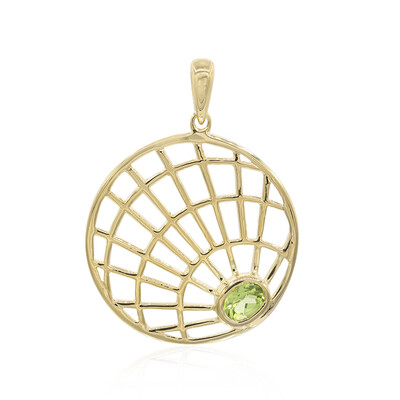 Peridot Silver Pendant