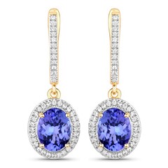 9K Tanzanite Gold Earrings (SUHANA)