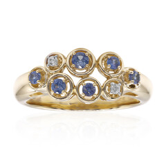 9K Benitoite Gold Ring (Amanda Adkins)