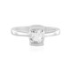 White Topaz Silver Ring