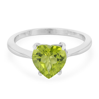 Manchurian Peridot Silver Ring