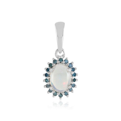 Welo Opal Silver Pendant