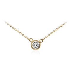 18K SI1 (G) Diamond Gold Necklace