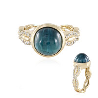 18K Cats Eye Indicolite Gold Ring (AMAYANI)